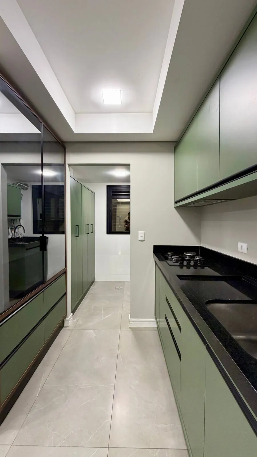 Cozinha e lavanderia – Edifício Residencial Liberty