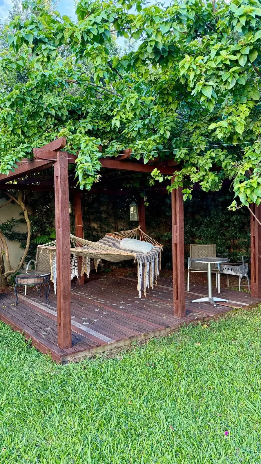 Pergolado com rede – Casa Térrea Jardim Panorama