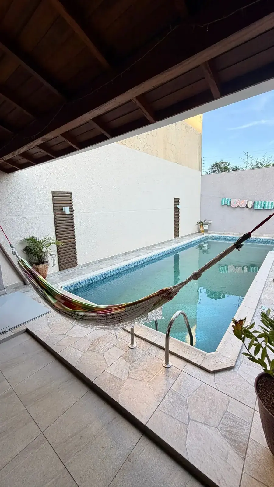Piscina e descanso – Casa Térrea Vila A