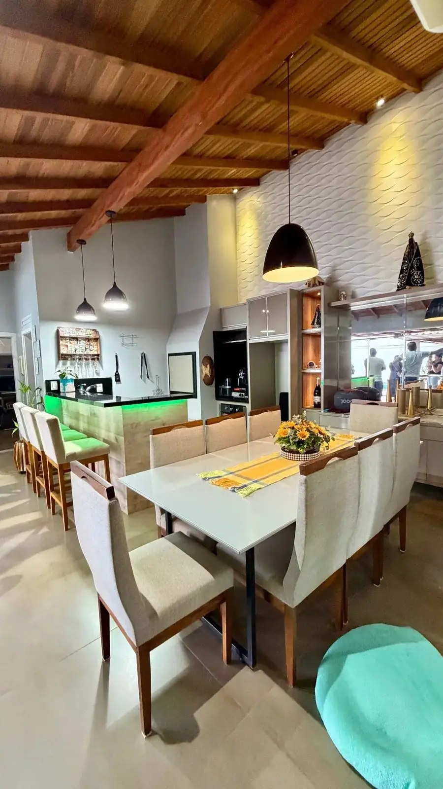 Mesa do espaço gourmet – Casa Térrea Vila A