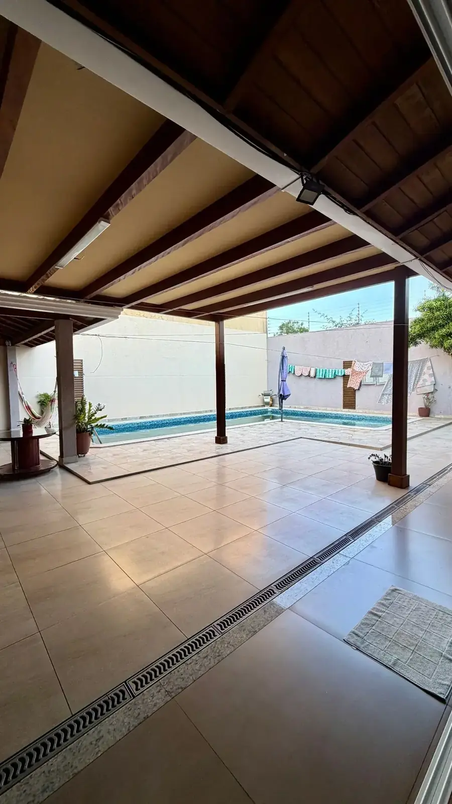 Área externa e piscina – Casa Térrea Vila A