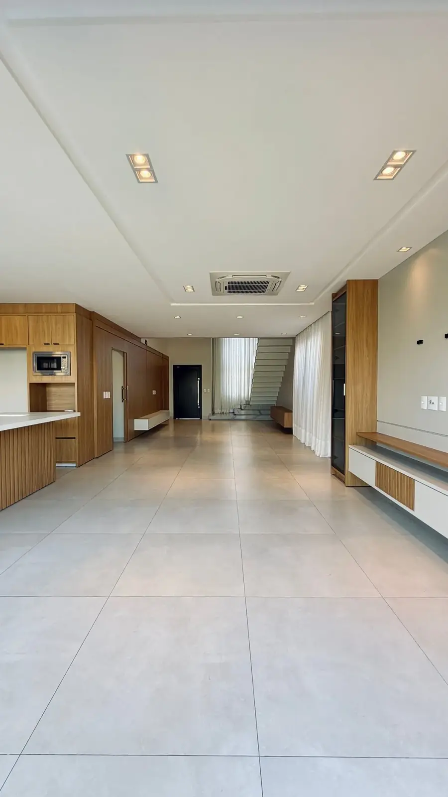 Living integrado – Sobrado Terras Alpha I